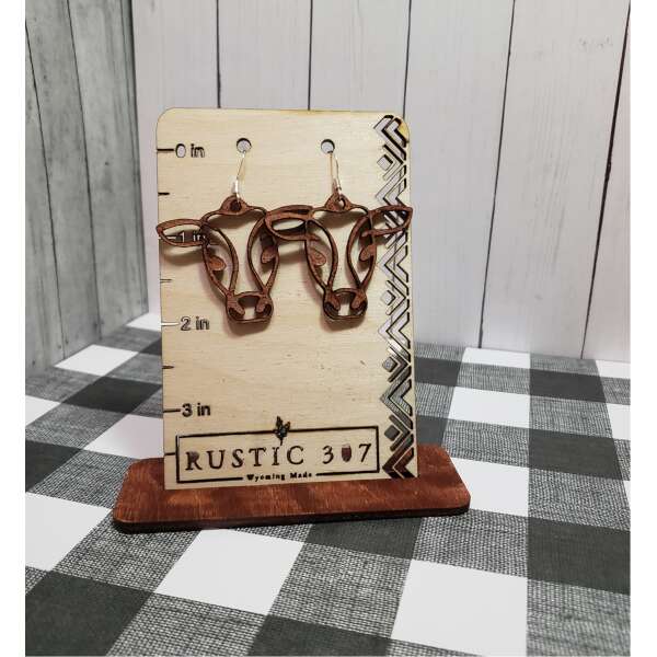 Cow Head Earrings - Tess