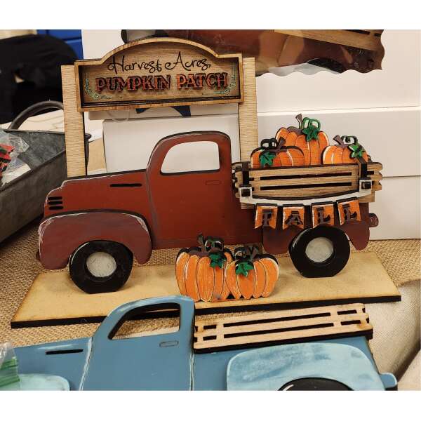 Pumpkin Patch Interchangeable Farmhouse truck Insert