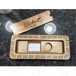 Wood Cribbage Board - Personalized