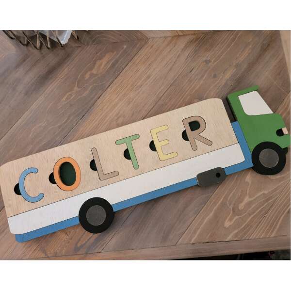 Personalized Truck Name Puzzle