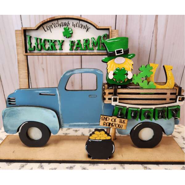 Luck of the Irish St Pattys day truck insert