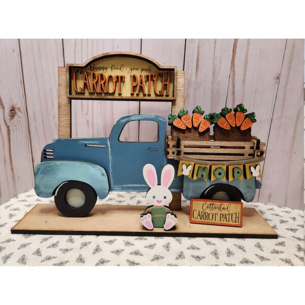 Easter Carrot Patch Truck Insert