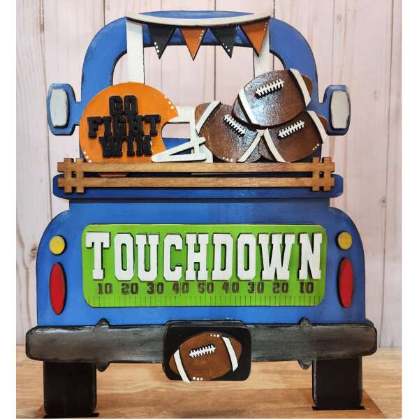 football farmhouse truck insert