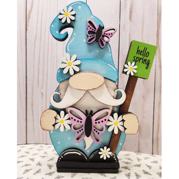 Spring Butterfly Gnome