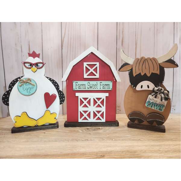 Barnyard Home Decor Set