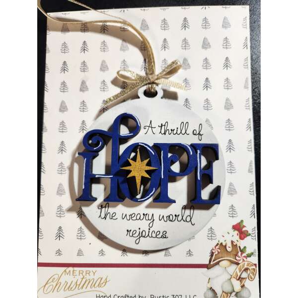 Hope Star of Bethlehem Ornament