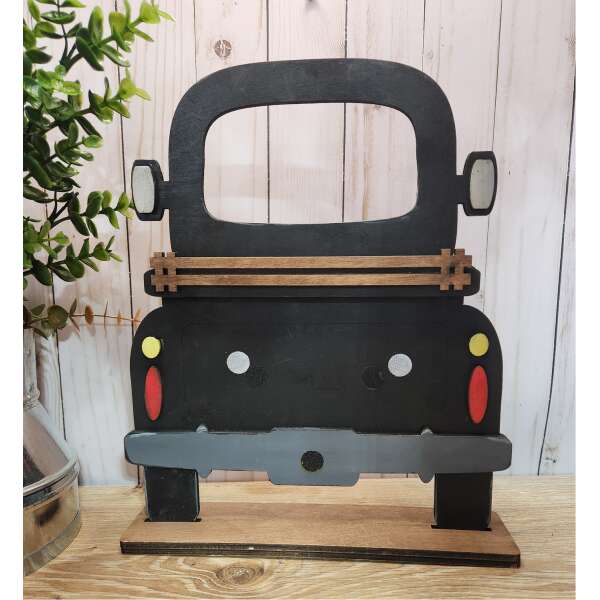 black farmhouse 12 inch interchangeable truck stand