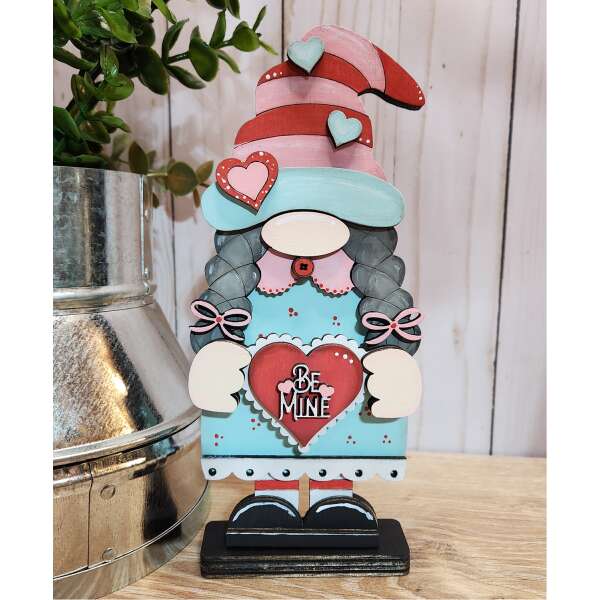 Valentine Be Mine Gnome DIY Paint Kit