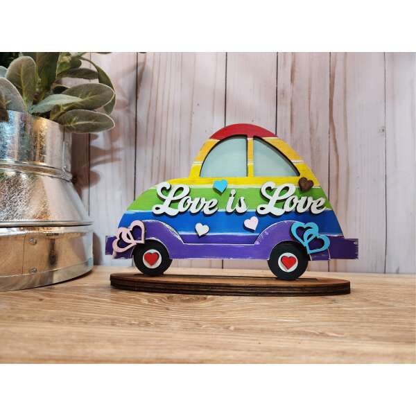 Love is Love VW Bug Design