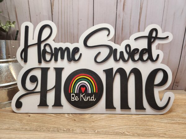 home sweet home interchangeable sign