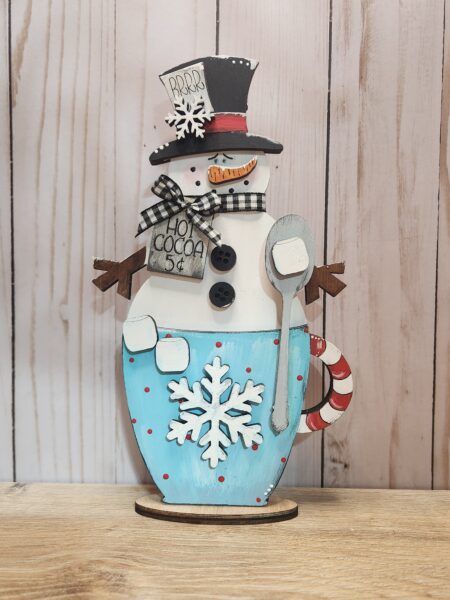 Snowman Latte DIY Paint Kit