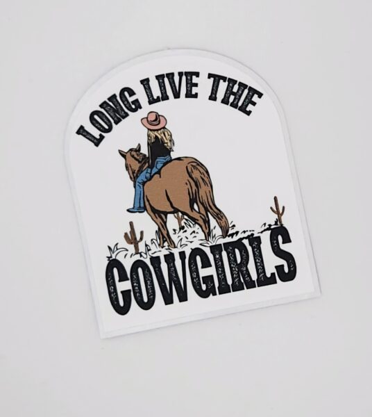 Cowgirl Sticker