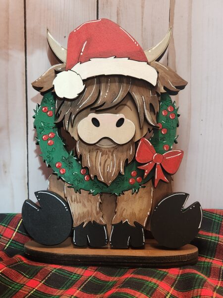 Holiday Highland Cow