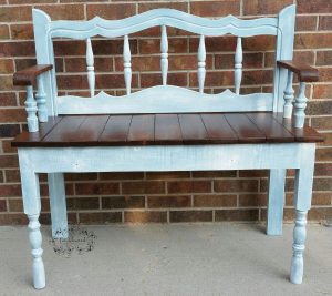 DIY Chalk Paint Foot Board Bench – Quick & Easy