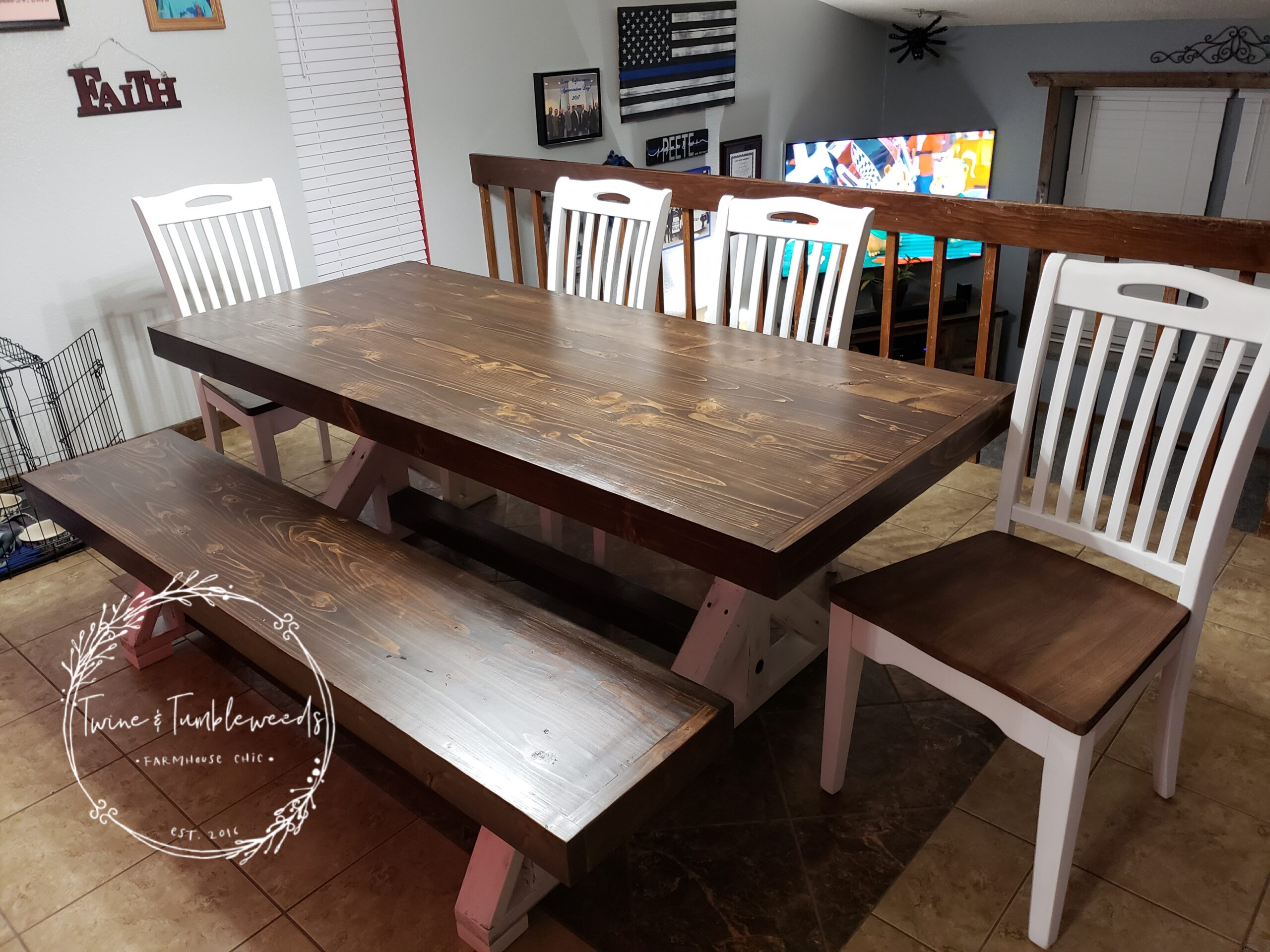 Farmhouse Style Dining Table Build