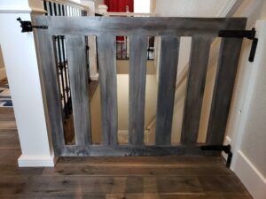 Custom Doggy gate Installation