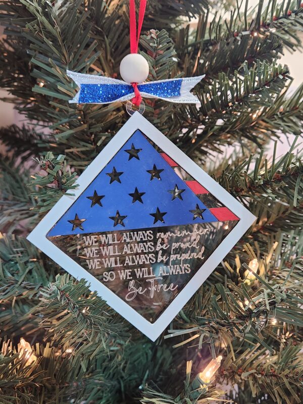 Our flag Military Veteran Ornament