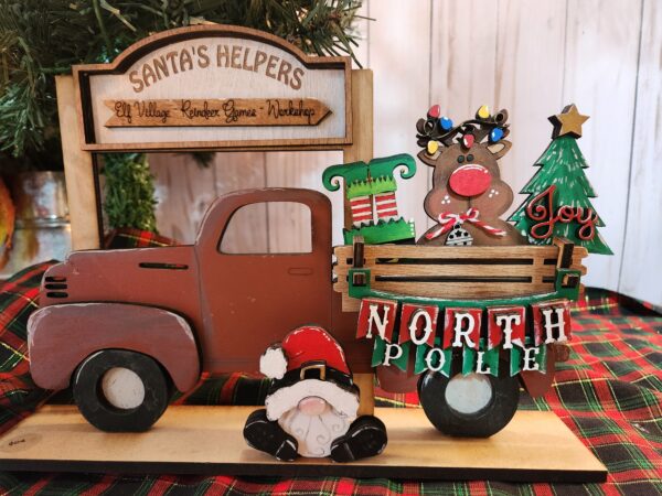 Santa's Helpers (Interchangeable Farm Truck Decor)