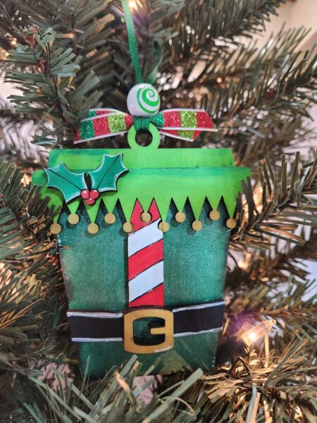 Elf Suit Gift Card Ornament