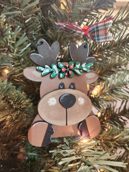 Rustic Reindeer Ornament