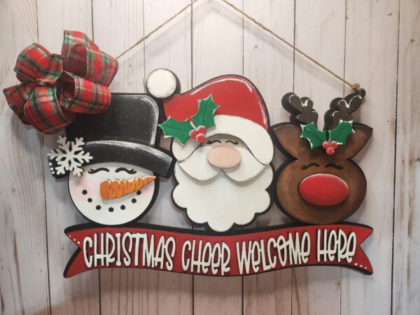 Christmas Cheer Door Sign