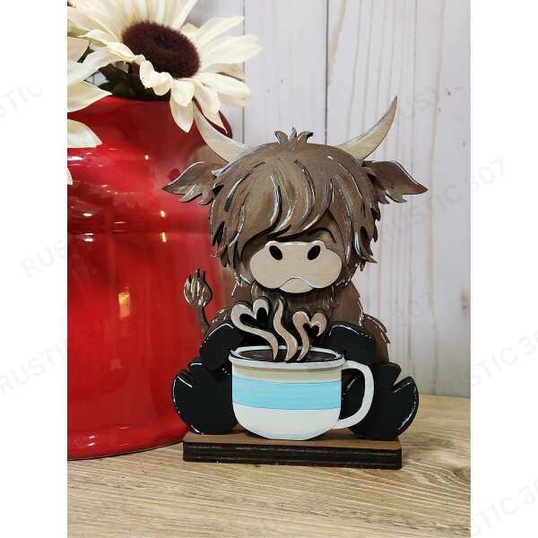 Cafe Highland Cow