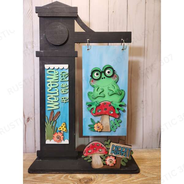 Frog post stand interchangeable