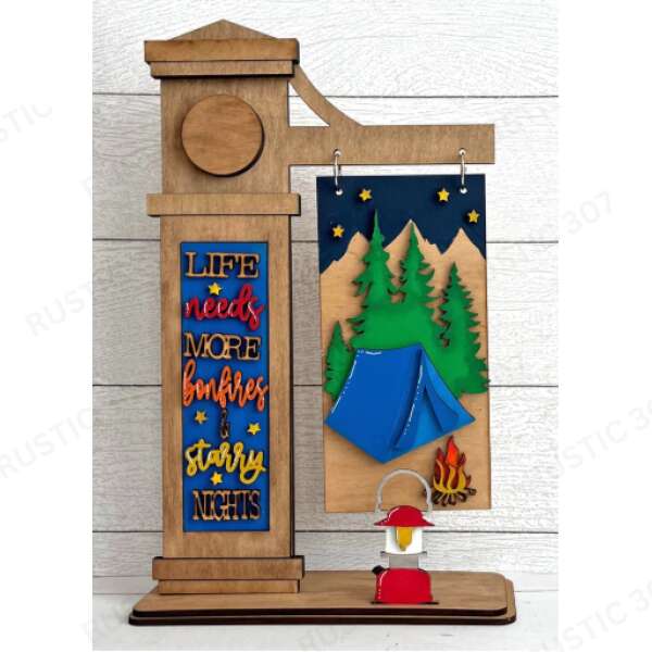 Camping Fun Post insert