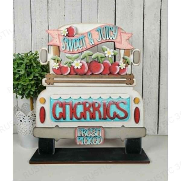 Fresh Picked Cherries Truck Insert