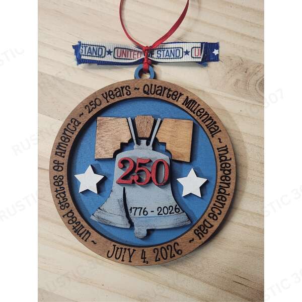 250 Year USA ornament